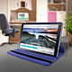 Avis Avizar Housse Samsung Galaxy Tab A 10.5 Etui Ajustable Support Orientable 360° Bleu