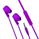 Mooov 493161 - Ecouteurs intra auriculaire avec micro 1,2 m - rose Ecouteurs intra auriculaire avec micro 1,2 m - rose