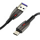 LinQ Câble de charge USB 4A vers micro USB Nylon tressé 1,2m Noir Ne perdez plus une seconde avec ce câble Super Fast Charging de la marque LinQ