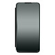 Avizar Housse Samsung Galaxy A32 Clapet translucide Miroir Support Noir - Housse à clapet clear view spécialement conçue pour Samsung Galaxy A32