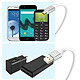 LinQ Câble USB vers Micro-USB Charge et Transfert Longueur 2m Argent pas cher