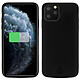 Avizar Coque iPhone 11 Pro Protection Rigide 2 en 1 Batterie 5000mAh Noir Coque batterie intégrée 5000mAh charge rapide - Noir