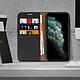 Avis Avizar Étui iPhone 11 Pro Max Folio Cuir Véritable Porte cartes Support Vidéo noir
