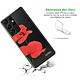 Avis Evetane Coque Samsung Galaxy S21 Ultra 5G silicone transparente Motif Coquelicot ultra resistant