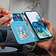 Avizar Housse Samsung Galaxy S20 Étui Folio Porte carte Support Vidéo - bleu pas cher