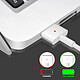 LinQ Chargeur mural MagSafe 2 MacBook Pro Retina 13'' 60W Rapide A2-60  Blanc pas cher