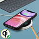 Avizar Coque iPhone 11 Silicone Semi-rigide Mat Finition Soft Touch Noir pas cher