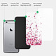 Acheter Evetane Coque iPhone 6/6s Coque Soft Touch Glossy Confettis De Coeur Design