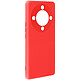 Avizar Coque pour Honor Magic 5 Lite 5G Semi-rigide Soft-touch Anti-traces Rouge - Coque en silicone Rouge semi-rigide, de la collection Fast Cover, préservant votre Honor Magic 5 Lite 5G des chocs et des rayures