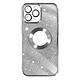Avizar Coque pour iPhone 11 Pro Max Paillette Amovible Silicone Gel  Argent - Une coque design de la série Protecam Spark, pour iPhone 11 Pro Max