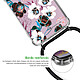 Acheter LaCoqueFrançaise Coque cordon Samsung Galaxy S20 Dessin Fleurs parme