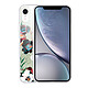 Avis LaCoqueFrançaise Coque iPhone Xr silicone transparente Motif Fleurs vert d'eau ultra resistant