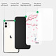 Acheter Evetane Coque iPhone 12 Mini Coque Soft Touch Glossy Chat et Fleurs Design