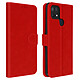 Avizar Étui Oppo A15 Protection avec Porte-carte Fonction Support rouge Housse portefeuille spécialement conçue pour Oppo A15