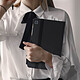 Acheter Avizar Étui Samsung Galaxy Tab S6 Lite Cuir Satiné Porte cartes Fonction Support Noir