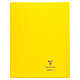 Avis CLAIREFONTAINE Cahier protège-cahier Koverbook Piqué Polypro 24x32 cm 140 p séyès Aléatoire