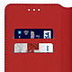 Avizar Housse Samsung Galaxy S10 Étui Folio Porte-carte Fonction Stand - Rouge pas cher