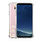 Avis Evetane Coque Samsung Galaxy S8 Plus anti-choc souple angles renforcés transparente Motif Marguerite