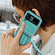 Avis Avizar Coque pour Samsung Z Flip 4 Cuir Porte cartes Bandoulière  Versatile Case turquoise