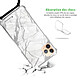 Avis LaCoqueFrançaise Coque cordon iPhone 11 Pro Max Dessin Marbre gris