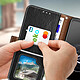 Acheter Avizar Housse pour Asus Rog Phone 7 Cuir Véritable Clapet Porte-carte Support Vidéo  Noir