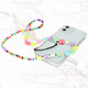 Avis Avizar Bijou Téléphone Bracelet Love et Fleurs 65cm Collection Lovely Multicolore