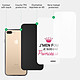 Acheter Evetane Coque iPhone 7 Plus/ 8 Plus Coque Soft Touch Glossy Je suis une princesse Design