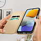 Avis Avizar Housse pour Samsung Galaxy A23 5G et M23 5G Clapet Portefeuille Fonction Support Vidéo  doré