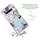 Avis LaCoqueFrançaise Coque Samsung Galaxy S10 anti-choc souple angles renforcés transparente Motif Pivoines Violettes