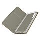 Forcell Étui pour Samsung Galaxy S22 Porte-carte Support Vidéo Luna Book Gold Gris Etui folio Gris en Eco-cuir, Galaxy S22
