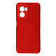 Avizar Coque pour Oppo A77 et A57 Silicone Semi-rigide Finition Soft-touch Fine  Rouge - Dotée d'un silicone résistant pour préserver votre smartphone des chocs et des rayures du quotidien