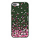 Evetane Coque iPhone 7 Plus / 8 Plus Silicone Liquide Douce vert kaki Confettis De Coeur