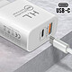 Avizar Chargeur secteur USB / USB-C 18W Power Delivery Q.C 3.0 Câble Lightning Blanc pas cher