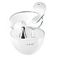 LinQ Écouteurs Bluetooth Intra-auriculaires Design Goutte D'eau et Boîtier Blanc Écouteurs Bluetooth blanc de LinQ, adoptant un design goutte d'eau très tendance et élégant