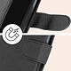 Avizar Étui pour Motorola Moto G13, G23 et G53 Clapet Portefeuille Support Vidéo  Noir pas cher