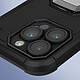 Acheter Avizar Coque iPhone 14 Pro Max Antichoc Hybride avec Anneau Support Magnétique  Noir