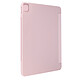 Avizar Étui pour iPad Air 13 2024 Clapet Pliable Support Multipostions Rose Poudré - Protection complète contre les chutes, impacts et rayures du quotidien