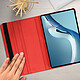 Avizar Housse Huawei MatePad Pro 12.6 Clapet Support Rotatif 360° rouge pas cher