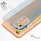 Acheter Avizar Coque Antichoc pour Samsung Galaxy A13 4G Dos Rigide Coins Bumpers en silicone Transparente  Collection Pop