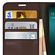 Acheter Avizar Étui Samsung Galaxy A50 Plus Housse Folio Cuir Support Vidéo Marron froncé