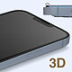 Avis Force Glass Vitre pour iPhone 13 Pro Max et 14 Plus Garantie à vie  Contour surélevé Noir