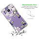 Avis LaCoqueFrançaise Coque Samsung Galaxy S9 anti-choc souple angles renforcés transparente Motif Pivoines Violettes