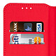 Acheter Avizar Etui Samsung Galaxy J6 Housse folio Porte-carte Fonction Support - Rouge