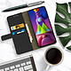 Avis Avizar Housse Samsung Galaxy M51 Porte-carte Fonction Support Vidéo Dragonne noir