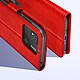 Avizar Housse Xiaomi Redmi 10A Clapet Portefeuille Fonction Support Vidéo rouge Chesterfield pas cher