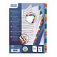 OXFORD Intercalaire Carton 170g -A à Z -20 positions- A4 -Onglet couleur renforcé Mylar Intercalaire/Répertoire