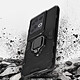 Avizar Coque pour Oppo Reno 8 Pro 5G Hybride Antichoc Bague Métallique Support  Noir pas cher