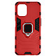 Avizar Coque pour Realme 9i 5G Hybride Antichoc Bague Métallique Support  Rouge Coque Ring spécialement conçue pour votre Realme 9i 5G