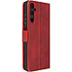 Avizar Étui pour Samsung Galaxy A05s Porte-carte Support Vidéo  Rouge - Étui de protection en simili cuir, spécialement conçu pour votre Samsung Galaxy A05s