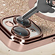 Avis Avizar Coque pour iPhone 14 Paillette Amovible Silicone Gel  Rose Gold